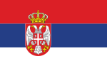 Fahne Serbisch